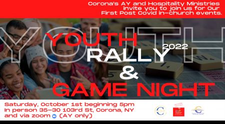 Youth Rally!!!! We're Back and in Da House!!! Saturday, Oct 1, 2022 at 5pm